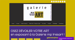 Desktop Screenshot of galeriemptresart.com